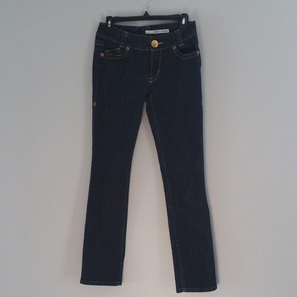DKNY Women's Blue Dark Wash Skinny Jeans Size 7